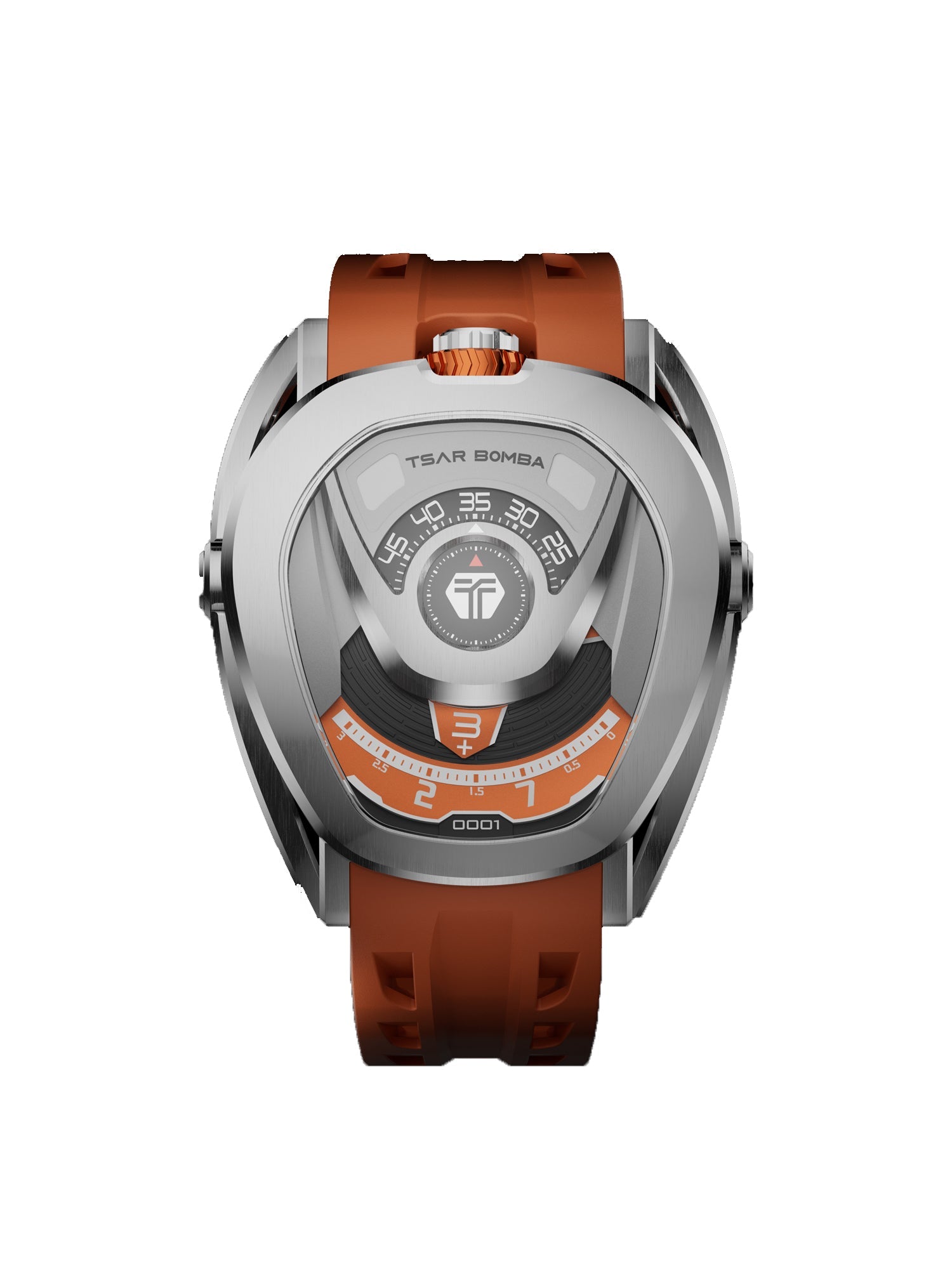 TSAR BOMBA Automatic Luminous Dial Sapphire Crystal Men's Watch -  TB8213A-01