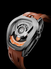 TSAR BOMBA Automatic Luminous Dial Sapphire Crystal Men's Watch -  TB8213A-01