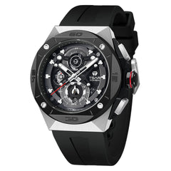 TSAR BOMBA Chronograph Luminous Dial Sapphire Crystal Men's Watch -  TB8801Q-01