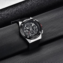 TSAR BOMBA Chronograph Luminous Dial Sapphire Crystal Men's Watch -  TB8801Q-01