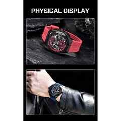 TSAR BOMBA Chronograph Luminous Dial Sapphire Crystal Men's Watch -  TB8801Q-02