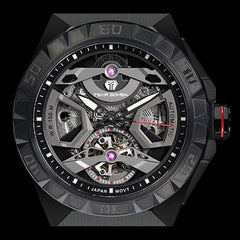 TSAR BOMBA Automatic 21 Jewels Luminous Dial Sapphire Crystal Men's Watch -  TB8804A-02