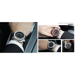 TSAR BOMBA Chronograph Luminous Dial Sapphire Crystal Men's Watch -  TB8805Q-01