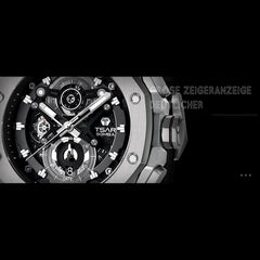 TSAR BOMBA Chronograph Luminous Dial Sapphire Crystal Men's Watch -  TB8805Q-01
