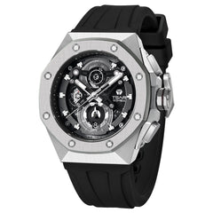 TSAR BOMBA Chronograph Luminous Dial Sapphire Crystal Men's Watch -  TB8805Q-01