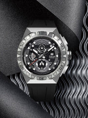 TSAR BOMBA Chronograph Luminous Dial Sapphire Crystal Men's Watch -  TB8806Q-01