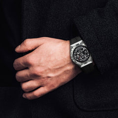TSAR BOMBA Chronograph Luminous Dial Sapphire Crystal Men's Watch -  TB8806Q-01