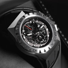 TSAR BOMBA Chronograph Luminous Dial Sapphire Crystal Men's Watch -  TB8806Q-01