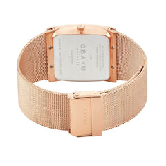 Obaku Lund Roses Quartz Men's Watch -  V102GDVVMV