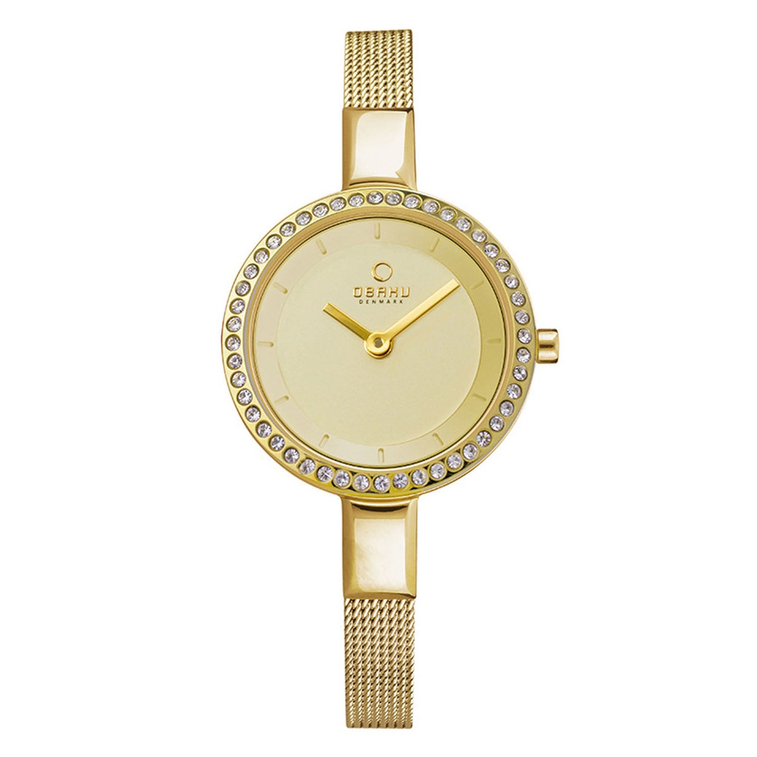 Obaku Siv Glimt Gold Quartz Women's Watch - V129LEGGMG