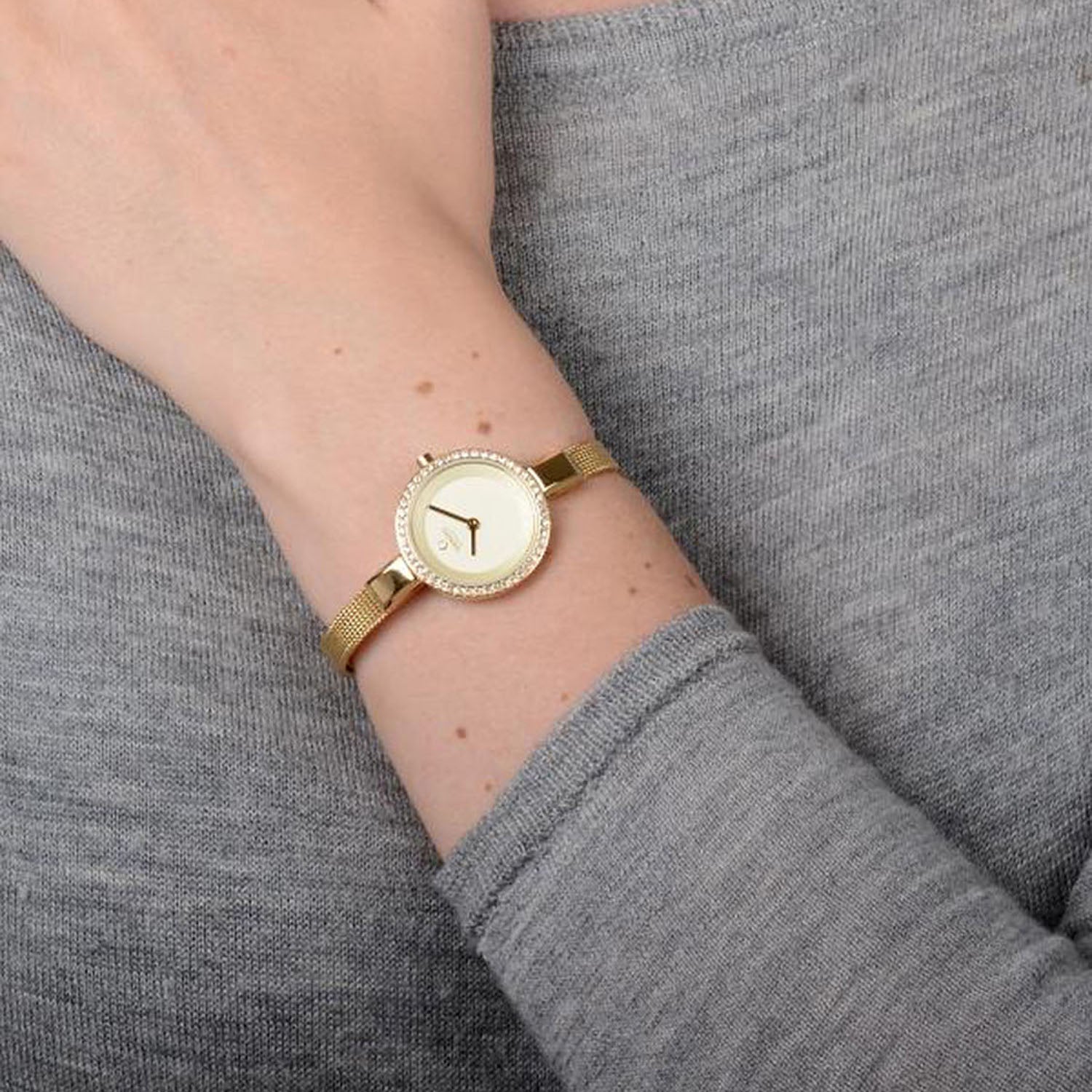 Obaku Siv Glimt Gold Quartz Women's Watch - V129LEGGMG