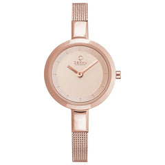 Obaku Siv Rose Quartz Women's Watch - V129LXVVMV