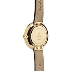 Obaku Stille Glimt Moon Crystal Women's Watch -  V146LEGIRB