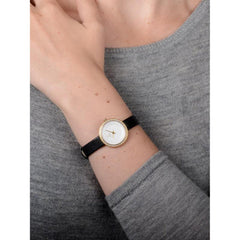 Obaku Stille Glimt Moon Crystal Women's Watch -  V146LEGIRB