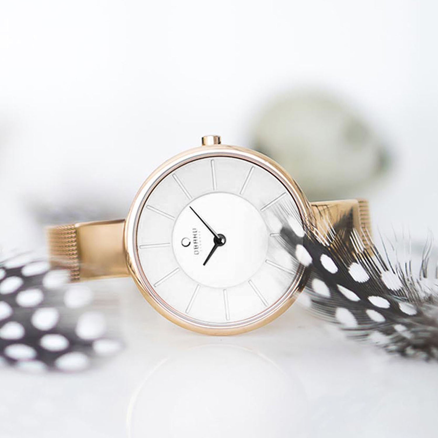 Obaku Sol Rose Quartz Women's Watch -  V149LXVIMV