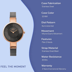 Obaku Sol-Granite Quartz Women's Watch - V149LXVJMJ