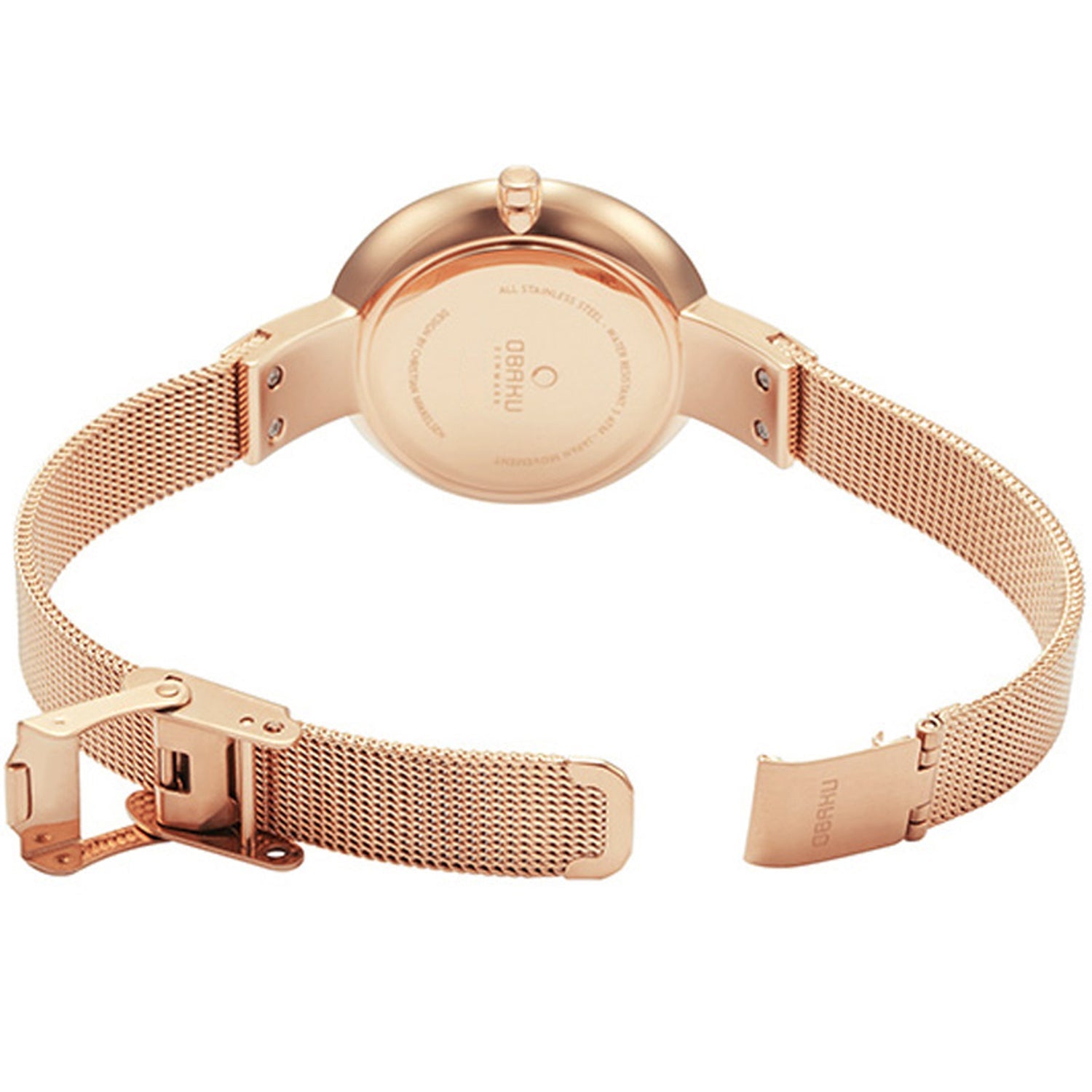 Obaku Sol Blush Quartz Women's Watch -  V149LXVJMV
