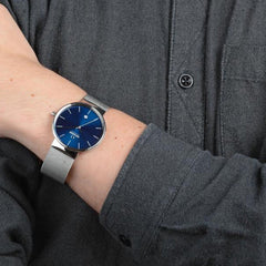 Obaku Klar Cyan Quartz Men's Watch - V153GDCLMC