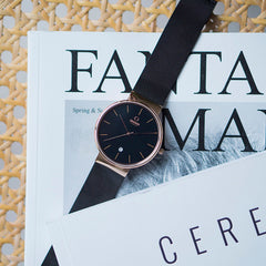 Obaku Klar Night Quartz Men's Watch - V153GDVBMB
