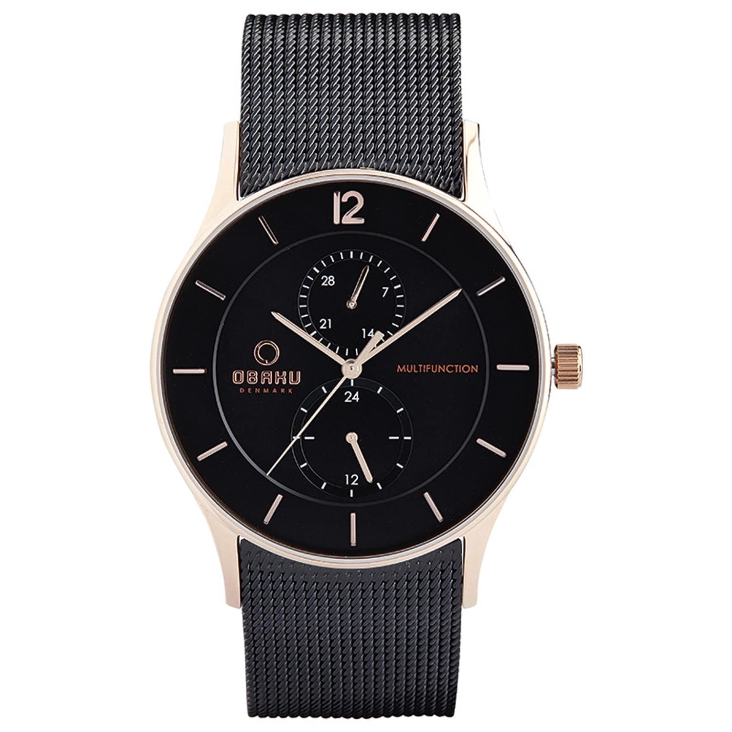 Obaku Torden Night Multifunction Men's Watch - V157GMVBMB