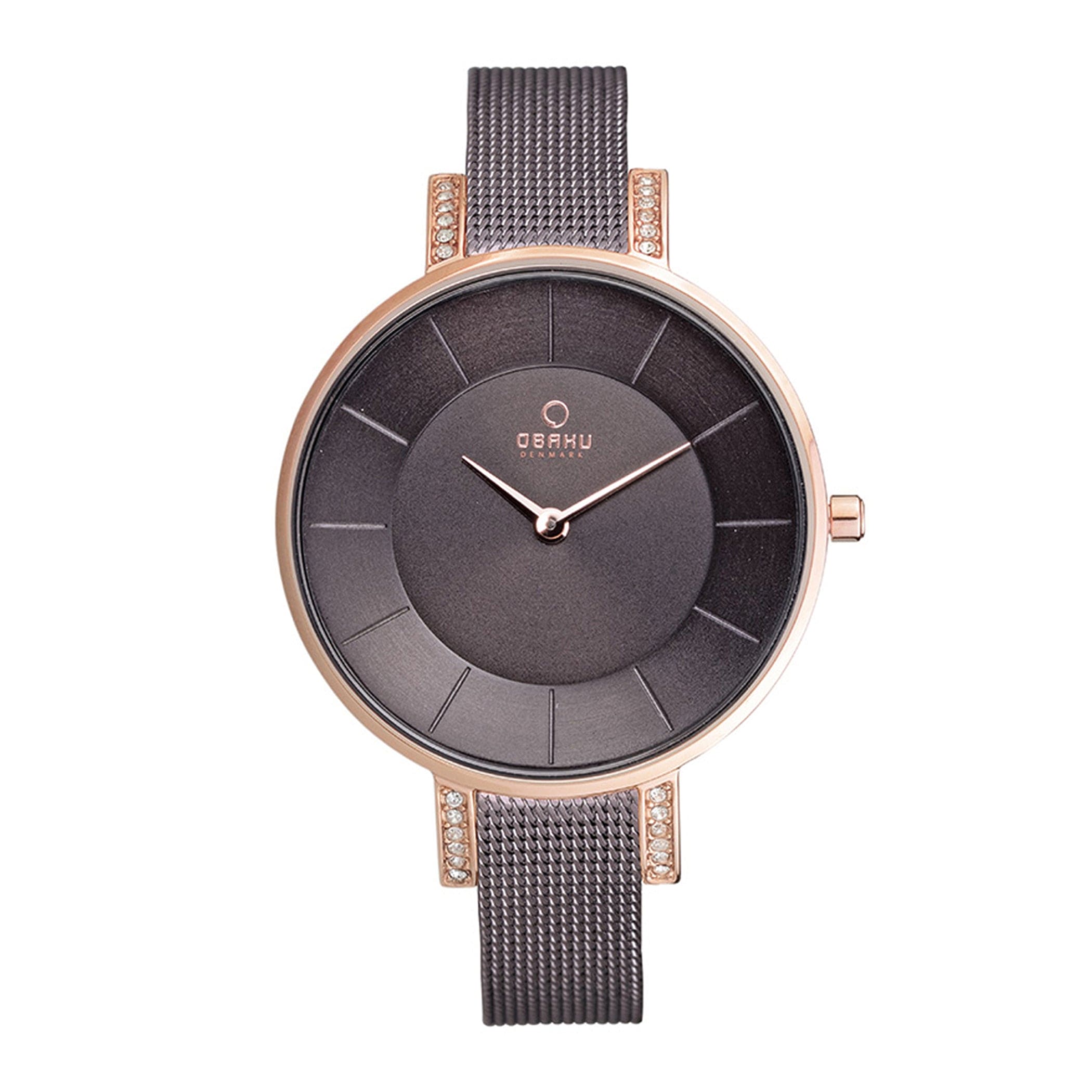 Obaku Lun Walnut Quartz Women's Watch - V158LEVNMN