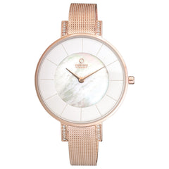 Obaku Lun Rose Quartz MOP Women's Watch - V158LEVWMV