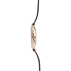 Obaku Ekko Walnut Quartz Women's Watch - V166LXVNMN