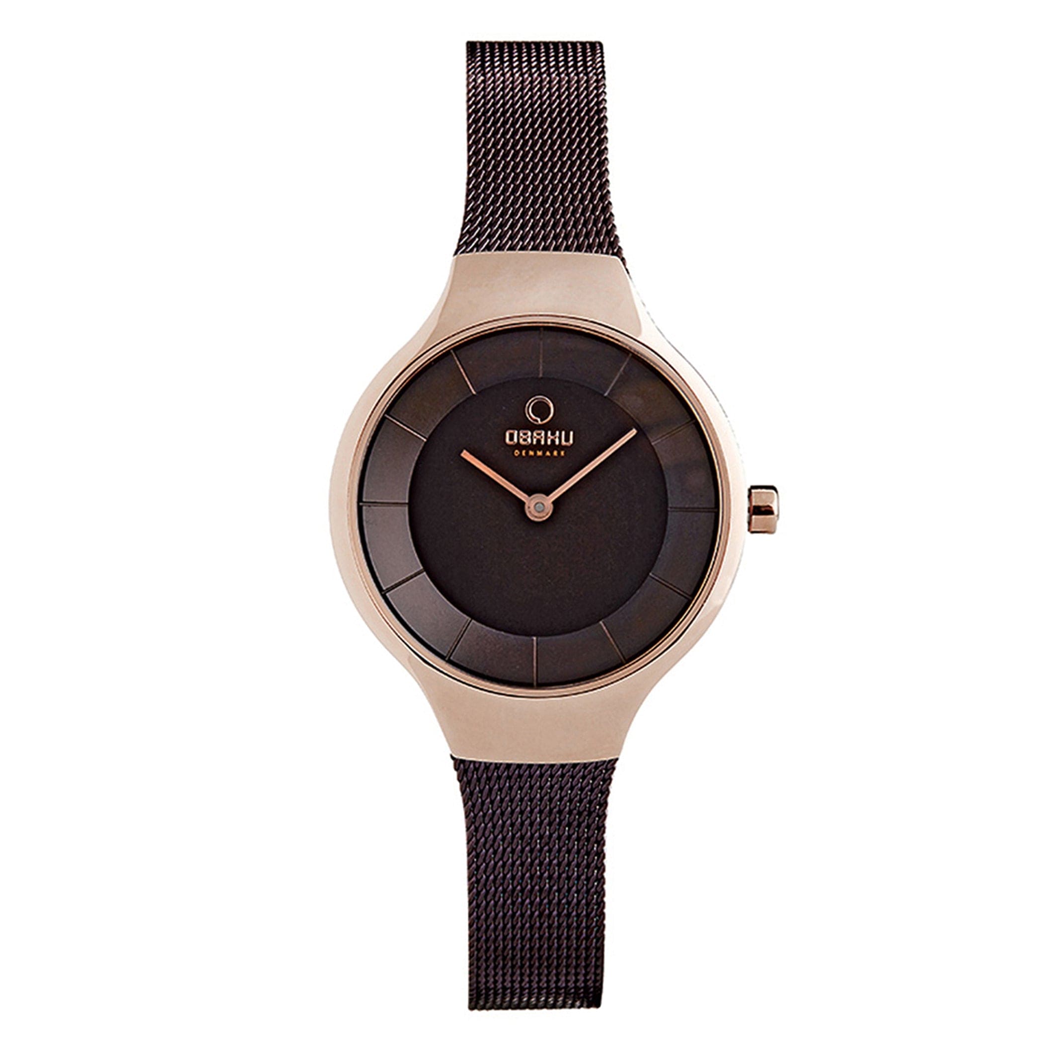 Obaku Ekko Walnut Quartz Women's Watch - V166LXVNMN