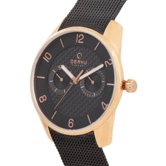 Obaku Flint Ink Multifunction Men's Watch - V171GMVBSB