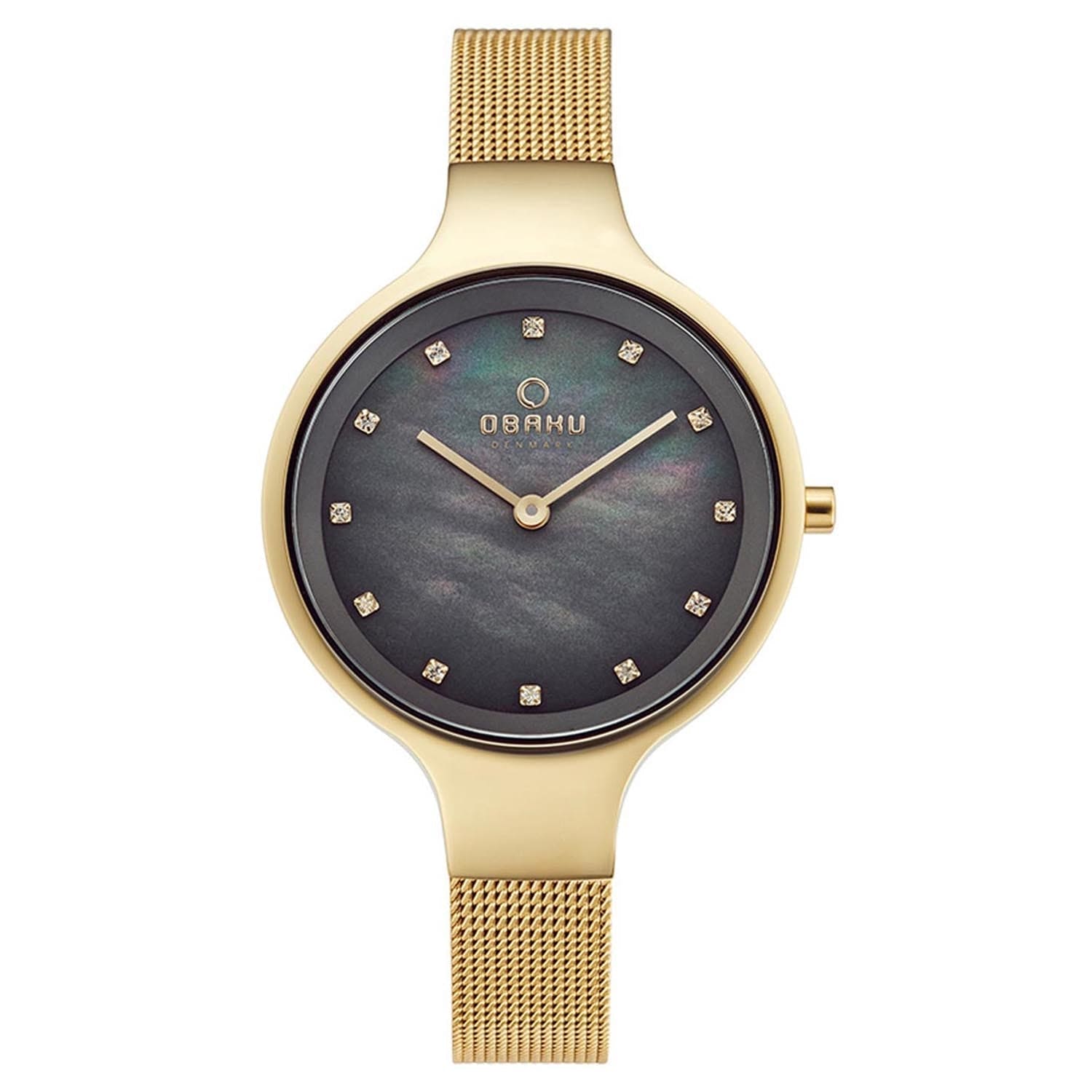 Obaku Sky Dusk Quartz MOP Women's Watch - V173LXGJMG