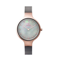 Obaku Sky Granite Quartz MOP Women's Watch - V173LXVJMJ