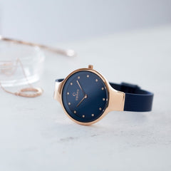 Obaku Sky Ocean Quartz MOP Women's Watch - V173LXVLML
