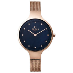 Obaku Sky Azure Quartz MOP Women's Watch - V173LXVLMV