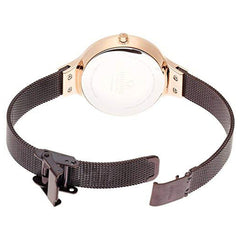 Obaku Sky Walnut Quartz MOP Women's Watch - V173LXVNMN