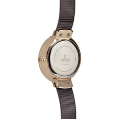 Obaku Varm Walnut Quartz Women's Watch - V177LEVNMN