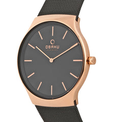 Obaku Rolig Night Quartz Men's Watch - V178GXVBMB