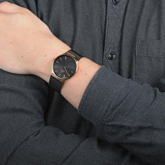 Obaku Rolig Night Quartz Men's Watch - V178GXVBMB