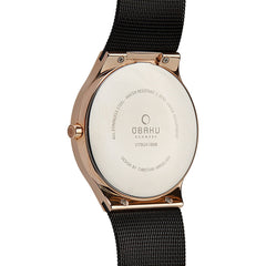 Obaku Rolig Night Quartz Men's Watch - V178GXVBMB