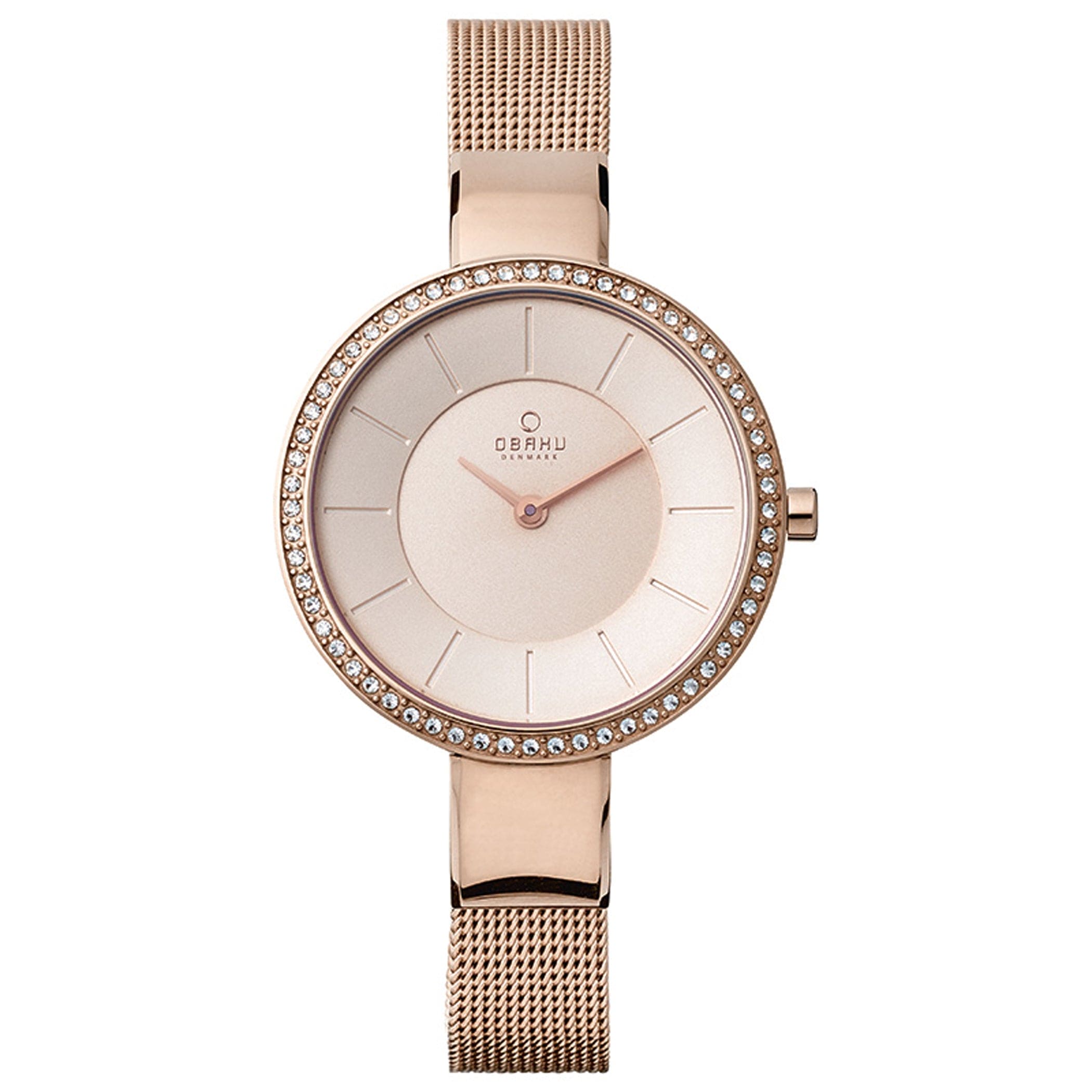 Obaku Sol Glimt Rose Quartz Women's Watch - V179LEVVMV