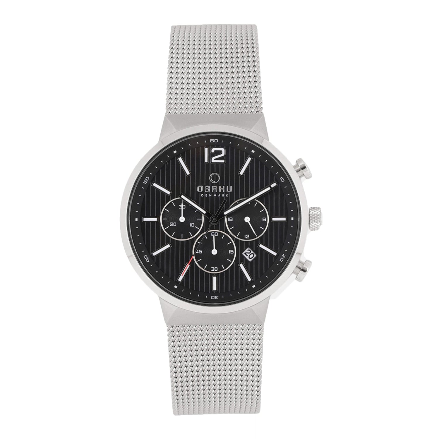 Obaku Storm Onyx Chronograph Men's Watch -  V180GCCBMC