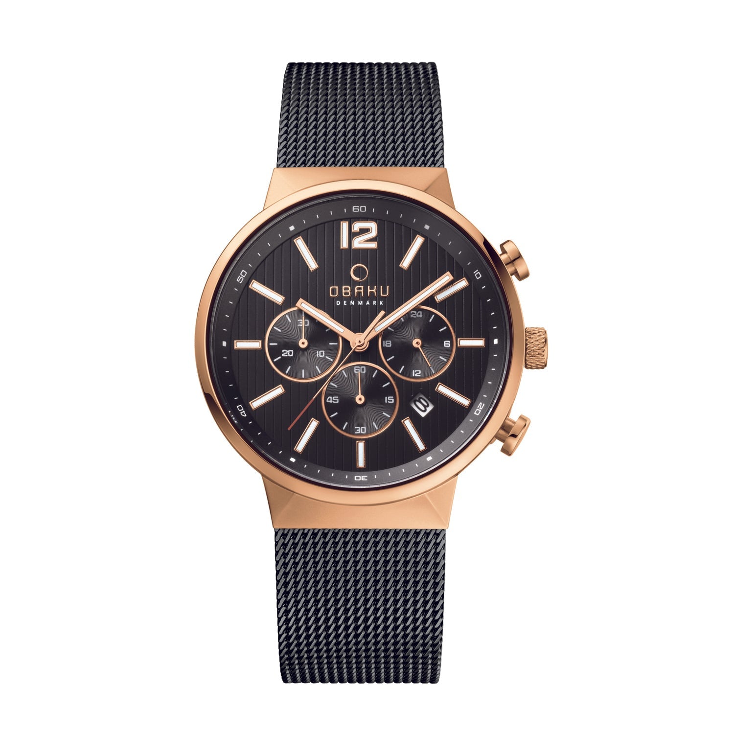 Obaku Storm Night Chronograph Men's Watch -  V180GCVBMB