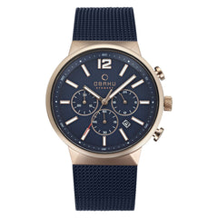 Obaku Storm Ocean Chronograph Men's Watch -  V180GCVLML