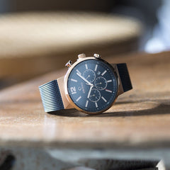 Obaku Storm Ocean Chronograph Men's Watch -  V180GCVLML