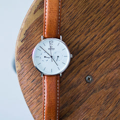 Obaku Flod Cognac Multifunction Men's Watch - V182GMCWRZ