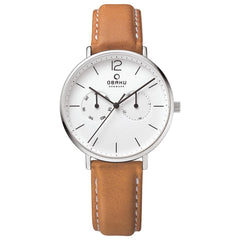 Obaku Flod Cognac Multifunction Men's Watch - V182GMCWRZ