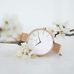 Obaku Sand Rose Quartz Women's Watch - V185LXVIMV