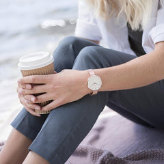 Obaku Sand Rose Quartz Women's Watch - V185LXVIMV
