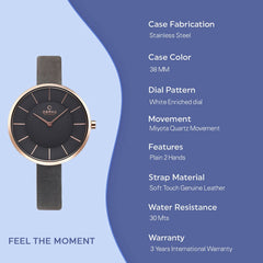Obaku Sand Pebble Quartz Women's Watch -  V185LXVJRJ