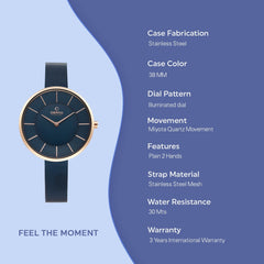 Obaku Sand Ocean Quartz Women's Watch - V185LXVLML