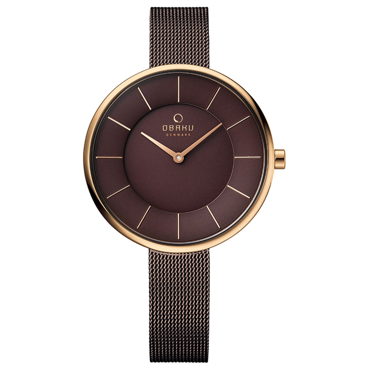 Obaku Sand Walnut Quartz Women's Watch -  V185LXVNMN